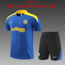 Kids kit 24-25 Inter milan (Training clothes) Thailand Quality