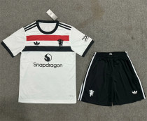 24-25 Manchester United Third Away Set.Jersey & Short High Quality