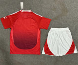 24-25 Manchester United home Set.Jersey & Short High Quality
