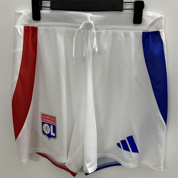 24-25 Olympique Lyonnais home (Player Version) Soccer shorts Thailand Quality