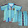 Kids kit 96-97 FC Barcelona Away (Retro Jersey) Thailand Quality