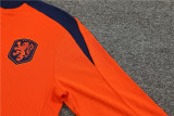 Player Version 2024 Netherlands (orange) Adult Sweater tracksuit set Training Suit