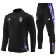 2024 Germany (black) Adult Sweater tracksuit set Training Suit