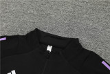 2024 Germany (black) Adult Sweater tracksuit set Training Suit