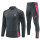 2024 Germany (dark grey) Adult Sweater tracksuit set Training Suit