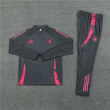 2024 Germany (dark grey) Adult Sweater tracksuit set Training Suit