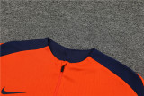Player Version 2024 Netherlands (orange) Adult Sweater tracksuit set Training Suit