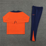 Player Version 2024 Netherlands (orange) Adult Sweater tracksuit set Training Suit