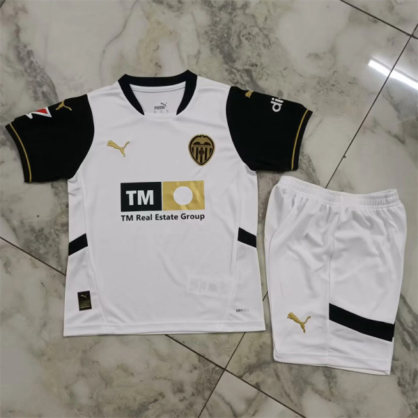 Kids kit 24-25 Valencia CF home Thailand Quality