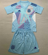 Kids kit 2024 Germany (Goalkeeper) Thailand Quality