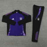 2024 Germany (Purple) Jacket Adult Sweater tracksuit set Training Suit