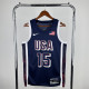 The United States team at the 24th Olympic Games  24年奥运会 美国队 藏蓝色 15号 布克