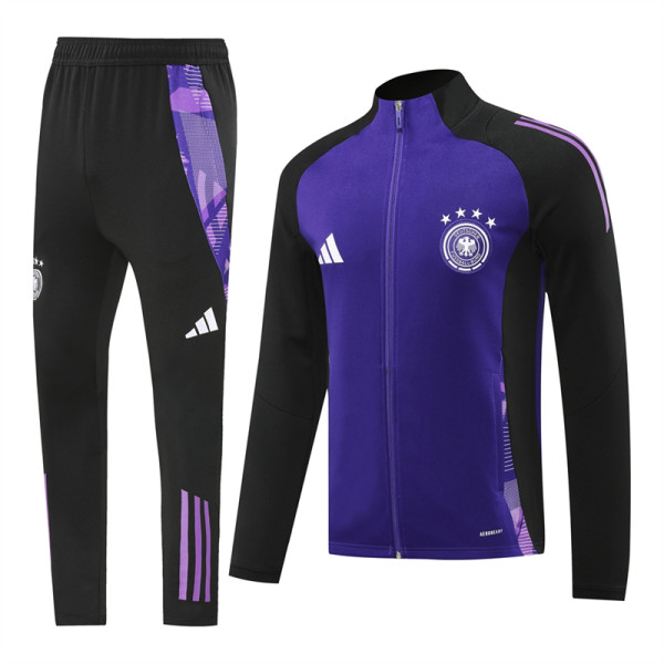 2024 Germany (Purple) Jacket Adult Sweater tracksuit set Training Suit