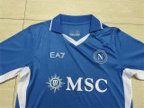 24-25 SSC Napoli home Set.Jersey & Short High Quality