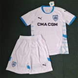24-25 Marseille home Set.Jersey & Short High Quality