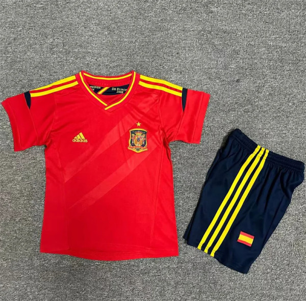 Kids kit 2012 Spain home (Retro Jersey) Thailand Quality