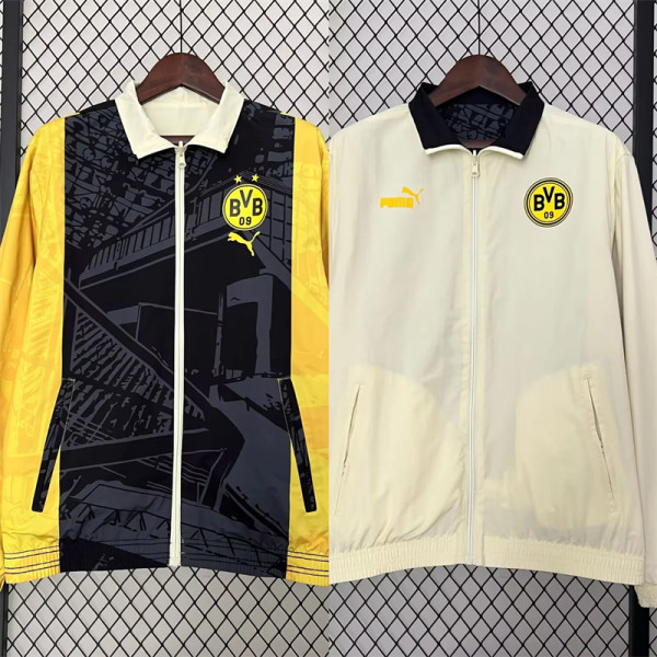 24-25 Borussia Dortmund (two-sided) Windbreaker Soccer Jacket