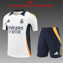 Kids kit 24-25 Real Madrid (Training clothes) Thailand Quality