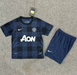 13-14 Manchester United Away (Retro Jersey) Kids kit Thailand Quality