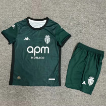 Kids kit 24-25 AS Monaco FC Away Thailand Quality