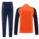 24-25 Manchester United (orange) Jacket Adult Sweater tracksuit set