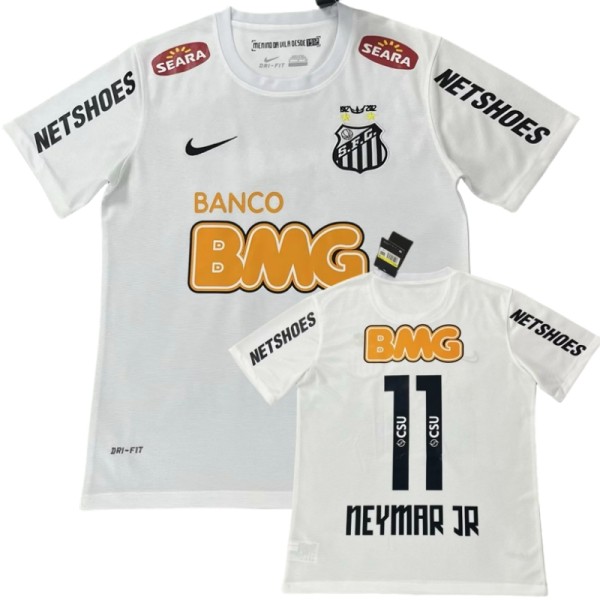 12-13 Santos FC home (NEYMAR JR  11#) Retro Jersey Thailand Quality