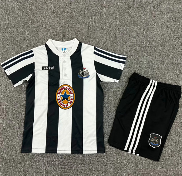 Kids kit 95-97 Newcastle United home (Retro Jersey) Thailand Quality