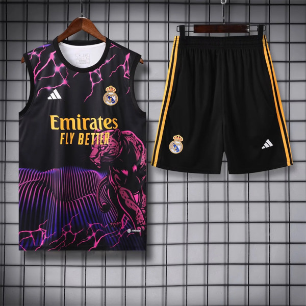 24-25 Real Madrid (vest) Set.Jersey & Short High Quality