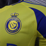 Long sleeve 24-25 Al-Nassr FC home Player Version Thailand Quality