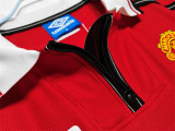 Long sleeve 98-99 Manchester United home Retro Jersey Thailand Quality