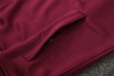 24-25 Barcelona (red) Jacket Adult Sweater tracksuit set