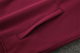 24-25 Barcelona (red) Jacket Adult Sweater tracksuit set