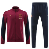 24-25 Barcelona (red) Jacket Adult Sweater tracksuit set