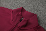24-25 Barcelona (red) Jacket Adult Sweater tracksuit set