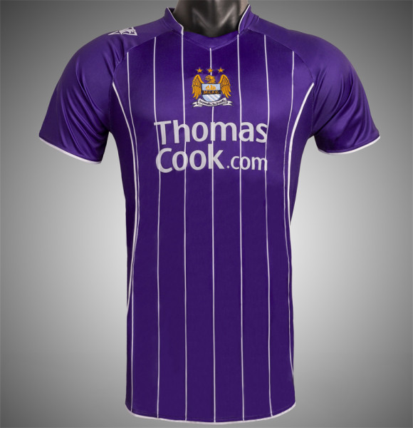 07-08 Manchester City Away Retro Jersey Thailand Quality