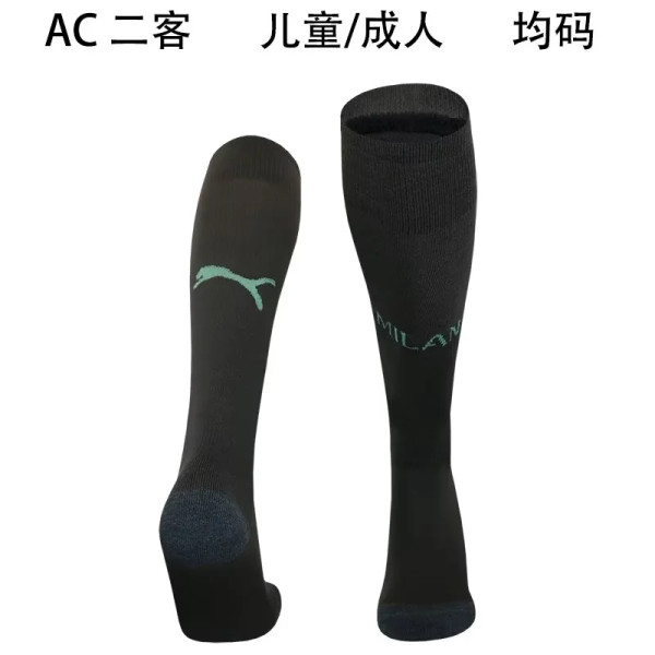 24-25 AC Milan Third Away Soccer Socks
