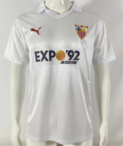 87-90 Sevilla FC home Retro Jersey Thailand Quality