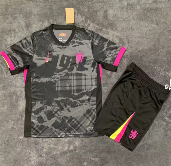 24-25 Chelsea Third Away Set.Jersey & Short High Quality