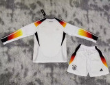 Long sleeve 2024 Germany home Adult Jersey & Short Set Quality
