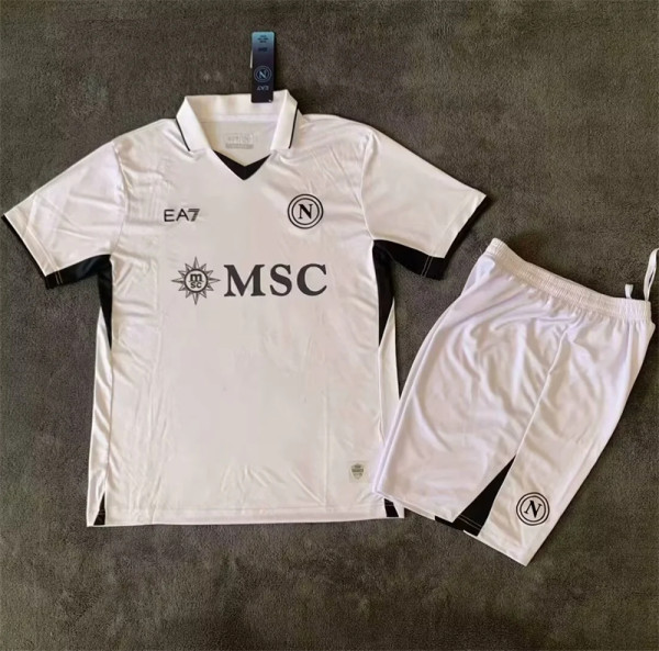 24-25 SSC Napoli Away Set.Jersey & Short High Quality