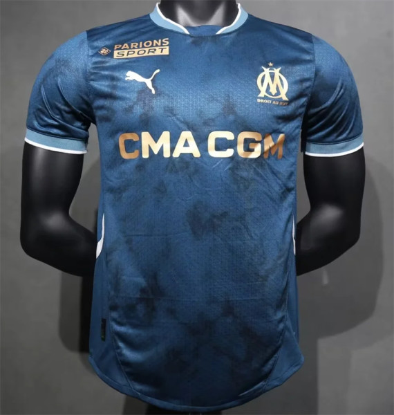 24-25 Marseille Away Player Version Thailand Quality