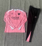 Player Version Young 24-25 Paris Saint-Germain (Pink) Sweater tracksuit set