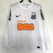 Long sleeve 12-13 Santos FC home Retro Jersey Thailand Quality