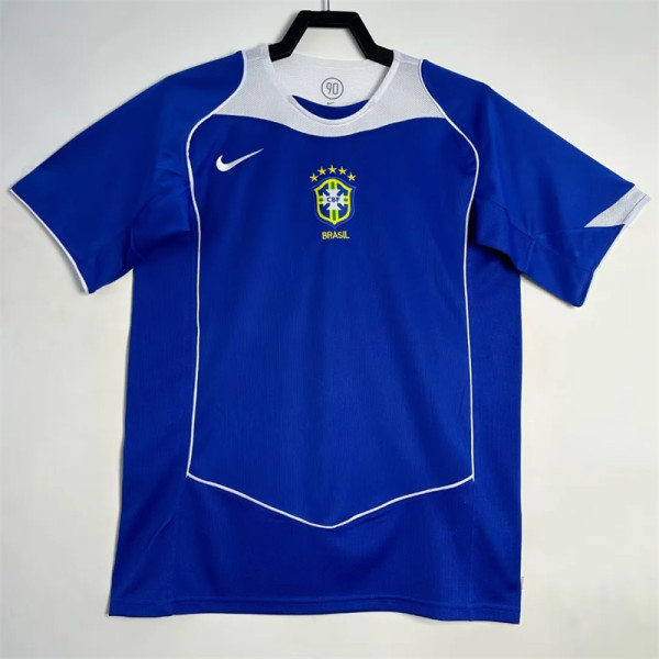 2004 Brazil Away Retro Jersey Thailand Quality