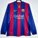 Long sleeve 14-15 FC Barcelona home Retro Jersey Thailand Quality