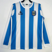 Long sleeve 1986 Argentina home Retro Jersey Thailand Quality