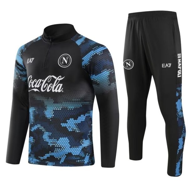 24-25 SSC Napoli black Adult Sweater tracksuit set
