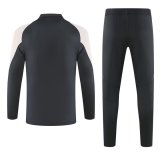 24-25 Real Madrid gray Adult Sweater tracksuit set