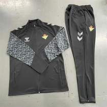 24-25 Real Betis (black) Jacket Adult Sweater tracksuit set  Training Suit