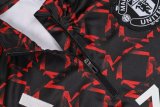 24-25 Manchester United black Adult Sweater tracksuit set